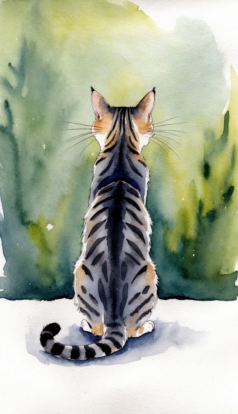 A cat arches its back, ears flat, and emits a low growl, signaling aggression and a desire for space