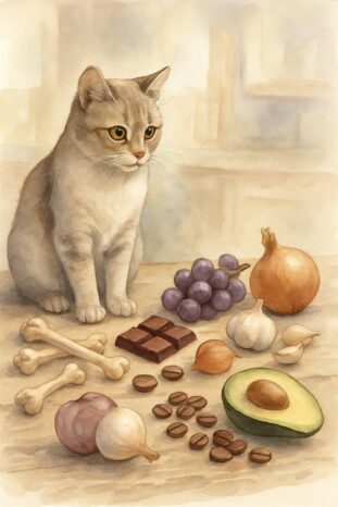 7 Surprising Foods You Should Never Feed Your Cat: Common Household