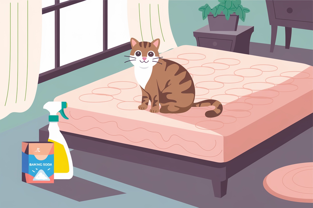 Como banir o cheiro de xixi de gato do seu colchão com hacks domésticos fáceis
